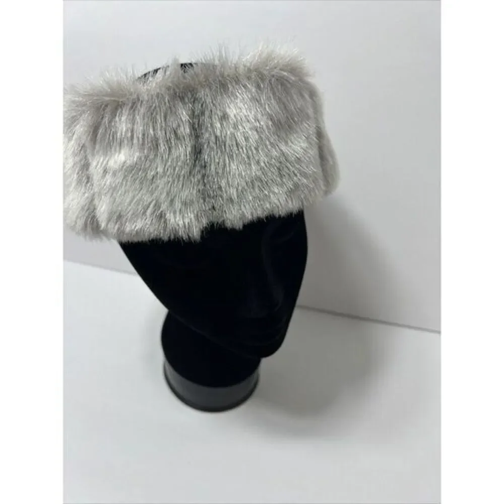 Faux Fur Head Band Silver Fox Terry Lewis Classic‎ Luxuries